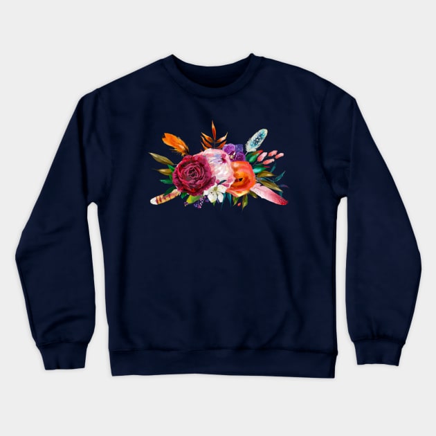 Wreath 1 Crewneck Sweatshirt by EveFarb